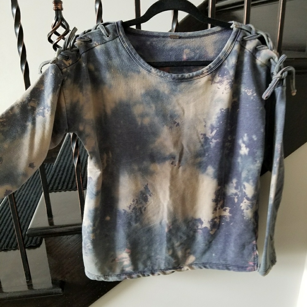 Bleached/distressed shirt